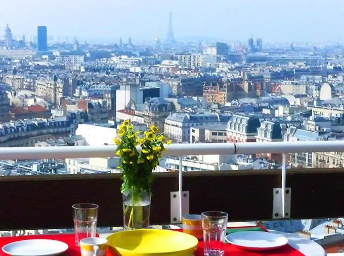 Paris Centre, Gorgeous Panorama, Terrace, Design Apartment