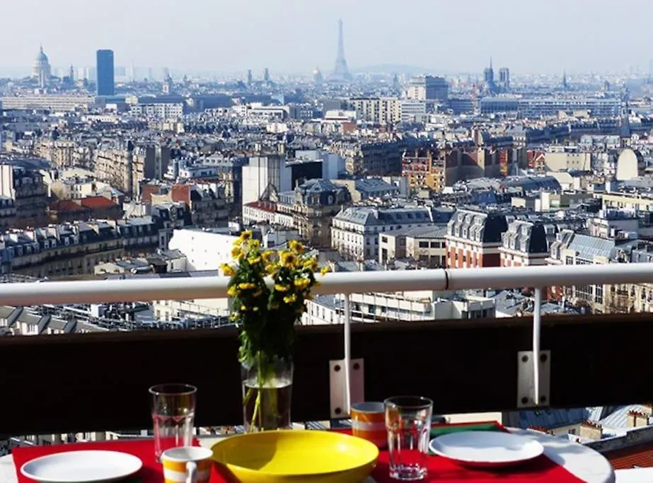 Paris Centre, Gorgeous Panorama, Terrace, Design Apartment